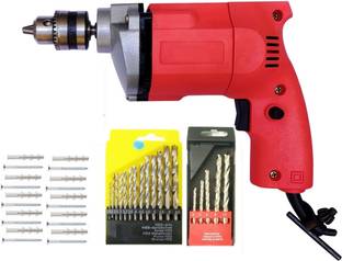 Inditrust 6-Month Warranty 100% Copper Winding 350w electric drill machine with 20pc Gitti & Screw 5pc...
