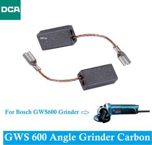 SINAL Carbon Brush Set (DCA Make) For Bosch Angle Grinder Model GWS 600 (CR118) Power & Hand Tool Kit