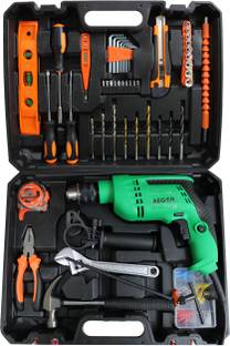 AEGON ADM13 Pro Drill Machine Kit | 13mm Impact Drill, 800W, 1300Rpm | Power & Hand Tool Kit