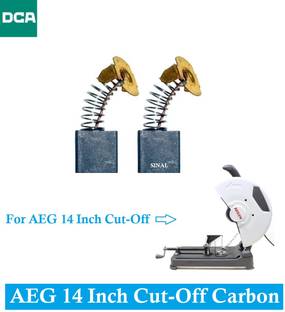 SINAL Carbon Brush Set (DCA Make) For AEG 14 inch Cut-Off Machine (CR198) Power & Hand Tool Kit