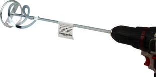 RanPra Paint Mixer &, Stirrer Rod for Drill Machine (15"x 3", Medium, Steel Sliver) Rotary Bit Set