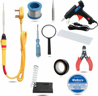 Walkers WKCB80M1 11in1 Complete Mobile Repairing 25W Soldering Iron Kit with Glue Gun Power & Hand Tool Kit