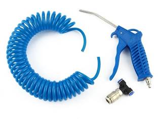 AKARI Air Blow Gun Kit with Recoil Hose Pipe Compressor Power & Hand Tool Kit