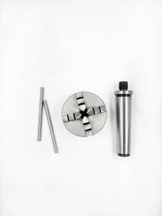 Kalsi brothers 4-Jaw Self-Centering Chuck M14x1 Thread with Drawbar for Lathe, CNC, Drill Press Power & Hand Tool Kit