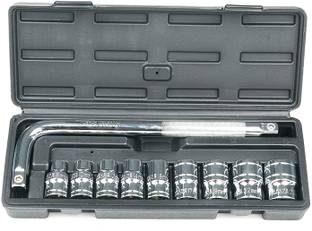 DEVICE Precision Sleeve Wrench Socket Spanner Set Automobile Repair Tool Box -10 Pieces Power & Hand Tool Kit
