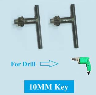 Sauran 2 Pieces Drill 10MM Key Power & Hand Tool Kit