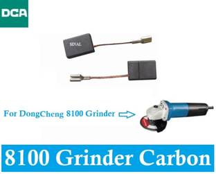 SINAL Carbon Brush Set (DCA Make) For DONGCHENG Angle Grinder Model 8100 (CR271) Power & Hand Tool Kit