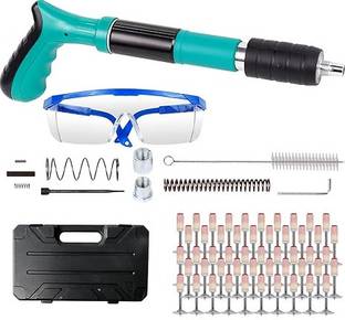 Dykidrah Portable Mini Nail Shooting Machine with 10 Nails, Nail Wall Fixing Hand Tool Kit