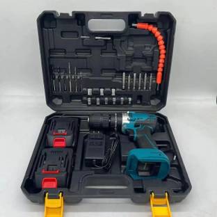 JANCOM Professional Impact Drill Tool kit Forward/Reverse Rotation, 48V Cordless Power Impact Wrench Kit Cordless Screwdriver Drill Machine Cordless Drill