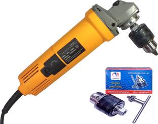 Mass Pro 4" Angle Grinder With Drill Chuck Attachments Adopter Power & Hand Tool Kit