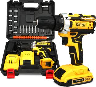 FERVIK FZ-21 Volt Battery operated Screwdriver DOUBLE battery Power & Hand Tool Kit