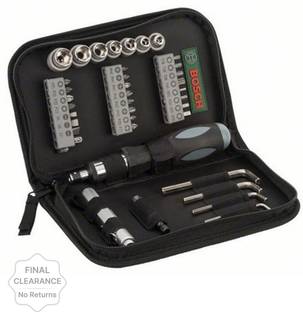 BOSCH 38 Piece Mixed Set Hand Tool Kit