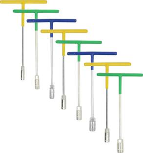 Hillgrove T- Socket Hex Spanner Wrench Set Hand Tool Kit
