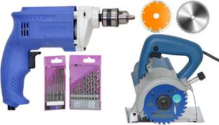 Digital Craft Mufti-Functional Electric Stone Dustless Marble Tile Brick Cutting Machine Household Small Wood Ceramic Cutter Saw Drilling Machine High power Handheld Concrete Core Drill Machine Power & Hand Tool Kit