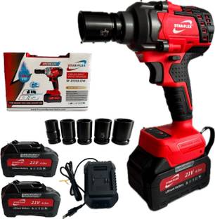 M-TREX SF-2150-CIW STAR-FLEX CORDLESS BRUSHLESS IMPACT WRENCH 21V LI-ION BATTERY & CHARGER Cordless Dr...