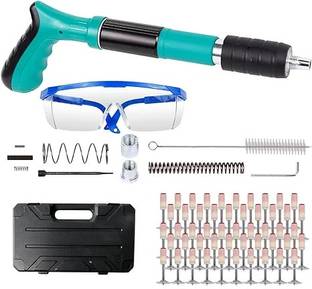 Gokich Portable Mini Nail Shooting Machine with 10 Nails, Nail Wall Fixing Tool Power & Hand Tool Kit