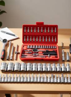 Feemie 46 In 1 Pcs Tool Kit & and Socket ,Hand Combination Screwdriver Set Combination Screwdriver Set