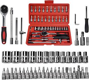 Feemie 46 In 1 Pcs Tool Kit & and Socket ,Hand Combination Screwdriver Set Combination Screwdriver Set