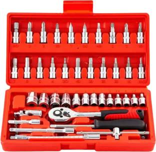 Green Global Agrotech screwdriver and Socket Set Vehicle Tool Kit