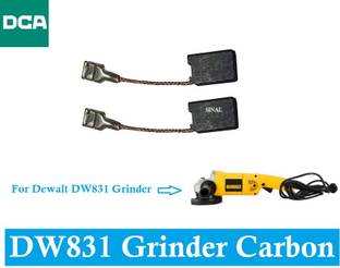 SINAL Carbon Brush Set (DCA Make) For DEWALT Angle Grinder Model DW831 (CR167) Power & Hand Tool Kit