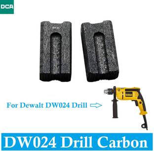 SINAL Carbon Brush Set (DCA Make) For DEWALT Drill Model DW024 (CR166) Power & Hand Tool Kit