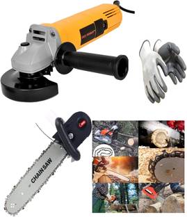Gadariya King 12 Inch Refit Conversion Kit Chainsaw Bracket Set With 801 Angle Grinder 850W I Power & Hand Tool Kit