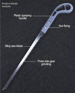SUNBEET Portable Hand Saw, 9 Inch Rugged Blade Hand Saw Hand Tool Kit Hand Tool Kit Hand Tool Kit