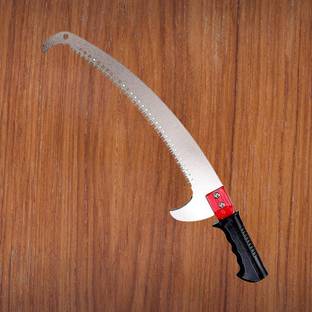 harimart Professional Pruning Saw Heavy Duty with Pole Fixing Slot, Curved Blade Hand Saw Hand Tool Kit