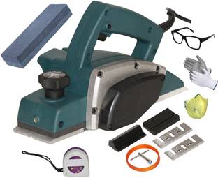 Digital Craft Electric Planer Machine 82x1MM,Sharpening Stone,Tape 3Mtr Wood Planer 1400W Machine of Carpentry Electric Planer Woodworking Machine Corded Planer