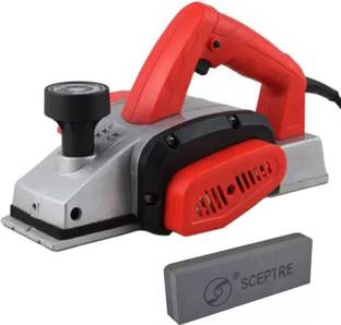 Sceptre Corded Electric Planer Powerful Motor Accurate & Smooth Planing With Combination Sharpening Stone with Fine, Coarse Grit Corded & Cordless Planer