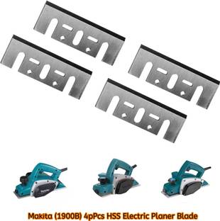 HOXIUL Makita 1900B HSS Planer Blade (Pack Of 2) Cutting Wood Metal High Speed Steel Replacement for Makita 1900B,N1900B,1100,1902,1923H,N1923B,HitachiF20A Corded Planer