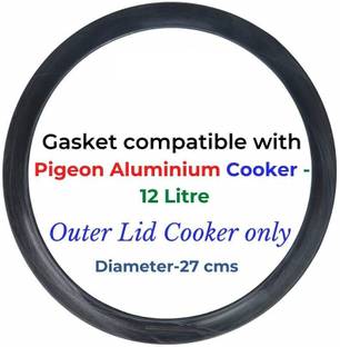 PRV Gasket Compatible with Pigeon Aluminium Pressure Cooker (Outer Lid) 12 Litres 270 mm Pressure Cooker Gasket