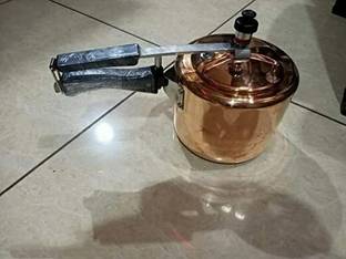 MOTI METAL INDUSTRIES MMI Copper Branded cooker 5 L 5 L Inner Lid Pressure Cooker