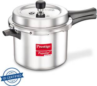 Prestige by TTK Popular Plus Svachh 5 L Outer Lid Induction Bottom Pressure Cooker