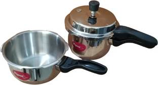 Pigeon MINI COMBO 2 L, 3 L Outer Lid Induction Bottom Pressure Cooker
