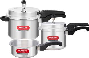 Master Classic Family Super Saver 5 L, 3 L, 2 L Outer Lid Pressure Cooker