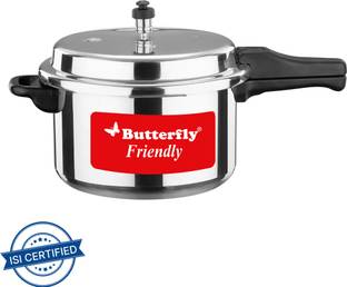 Butterfly Friendly 7.5 L Outer Lid Induction Bottom Pressure Cooker
