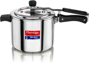 Prestige Triply Svachh Spillage Control Inner Lid 5 L Inner Lid Induction Bottom Pressure Cooker