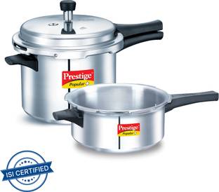 Prestige Popular Plus 5 L, 3 L Outer Lid Induction Bottom Pressure Cooker
