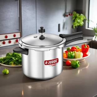 Prestige Judge ACE Outer Lid Easy Grip Handle|Long Lasting Regulator|Durable Gasket 5 L Outer Lid Induction Bottom Pressure Cooker