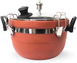 Terra Charms HeritageCooker 3L 3 L Outer Lid Pressure Cooker