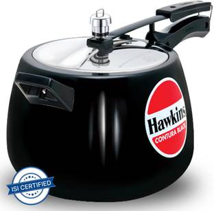 Hawkins Contura Black (CB65) 6.5 L Inner Lid Pressure Cooker