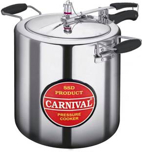 CARNIVAL Aluminium active Model Pressure Cooker 22 Ltr Inner Pure Virgin Aluminium 22 L Inner Lid Pressure Cooker