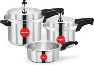 Snapple 2 Liter, 3 Liter, 5 Liter Combo Pressure Cooker 5 L, 3 L, 2 L Outer Lid Pressure Cooker & Pressure Pan