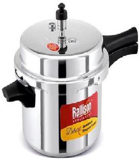Rallison Appliances ISI CERTIFIED With Heavy 4MM Thickness & Double Safety Valve 10 L Outer Lid Pressure Cooker