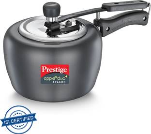 Prestige Svachh Apple Duo 3 L Inner Lid Induction Bottom Pressure Cooker