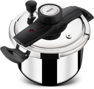 Stahl Verstail Triply Pressure Cooker 5 L Outer Lid Induction Bottom Pressure Cooker