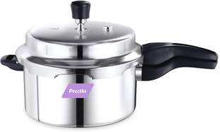Preethi Triply Outer Lid Pressure Cooker Induction Base, 2.5 Litres 2.5 L Outer Lid Induction Bottom Pressure Cooker