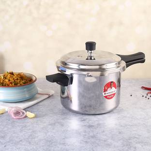 WONDERCHEF Nigella Tri-Ply 5 L Outer Lid Induction Bottom Pressure Cooker
