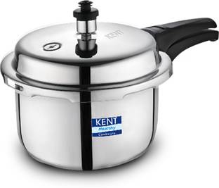 KENT Pressure Cooker Stainless Steel Outer Lid 2 Litre 2 L Outer Lid Induction Bottom Pressure Cooker